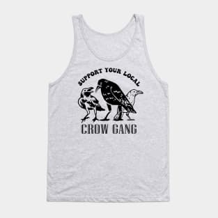 Street crow gang funny vintage ravens lovers Tank Top